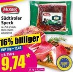 Norma MOSER Südtiroler Speck ca. 750 g Stück Angebot