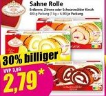 Norma Conditorei Coppenrath & Wiese Sahne Rolle 400 g Packung Angebot