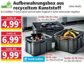 Norma TOPTEX Aufbewahrungsbox aus recyceltem Kunststoff Angebot