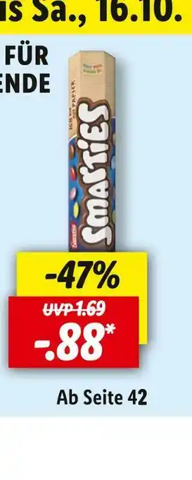 Lidl Nestlé smarties Angebot