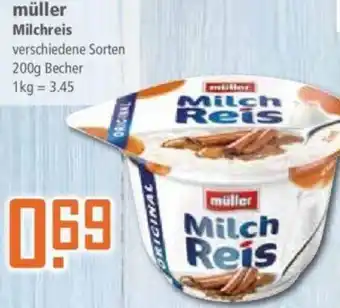 Klaas und Kock müller Milchreis 200g Becher Angebot