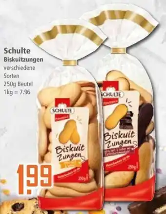 Klaas und Kock Schulte Biskuitzungen 250g Beutel Angebot