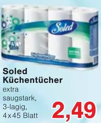 Jawoll Soled Küchentücher 4x45 Blatt Angebot