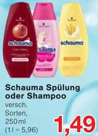 Jawoll Schauma Spülung oder Shampoo 250 ml Angebot