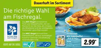 Lidl Fischerstolz msc kabeljaufilet „fish & chips style“ Angebot