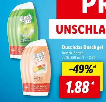 Lidl Duschdas duschgel Angebot