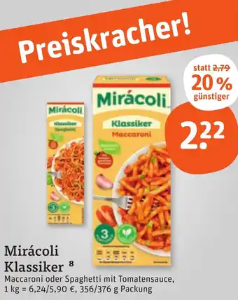 tegut Mirácoli Klassiker 356/376 g Packung Angebot