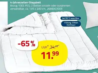 ROLLER 4-Jahreszeiten Steppbett Angebot