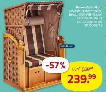 ROLLER Balkon-Strandkorb Angebot