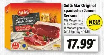 Lidl Sol & mar original jamón serrano Angebot