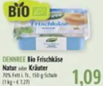 BUNGERT Dennree Bio Frischkäse Natur oder Kräuter Angebot