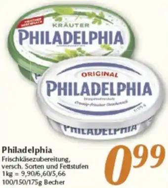 inkoop Philadelphia Frischkäsezubereitung 100/150/175g Becher Angebot