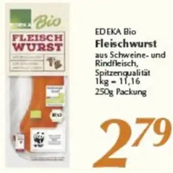 inkoop EDEKA Bio Fleischwurst 250 g Packung Angebot