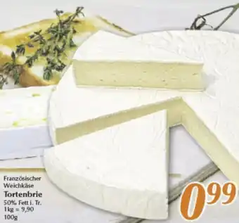 inkoop Französischer Weichkäse Tortenbrie 100 g Angebot