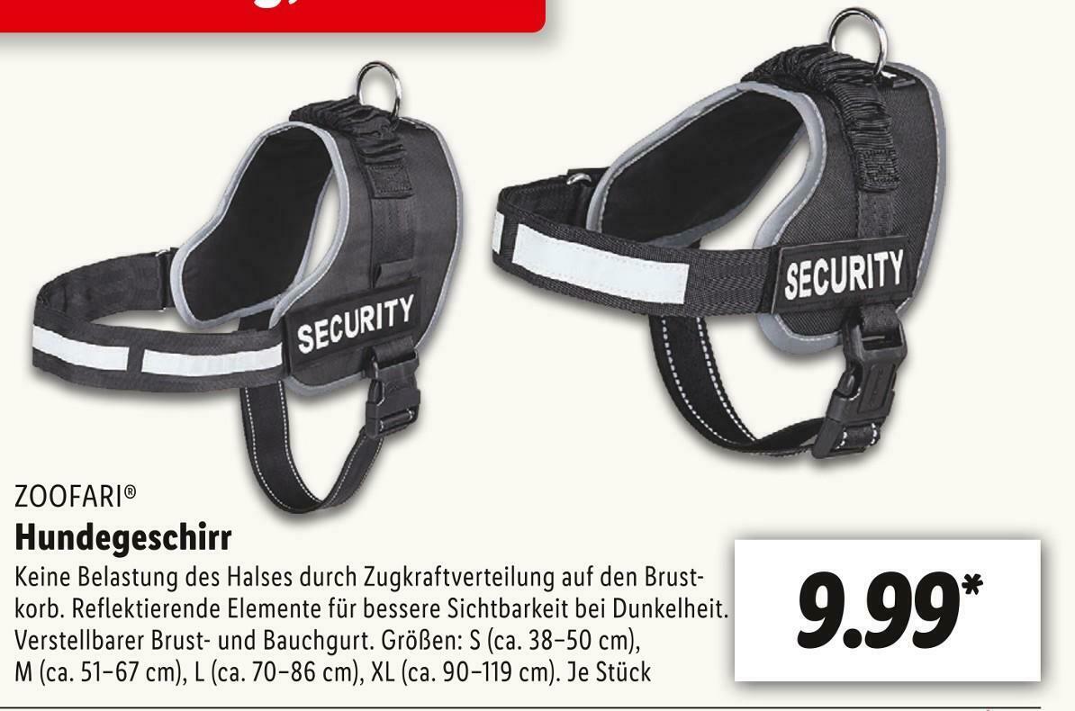 lidl dog harness