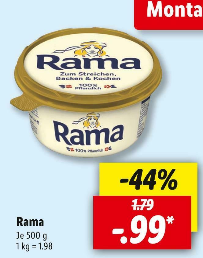 Rama margarine Angebot bei Lidl