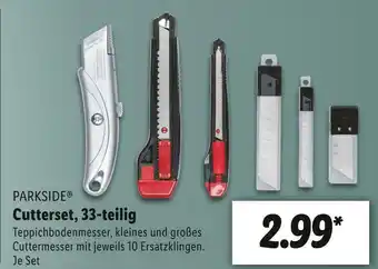 Lidl Parkside cutterset Angebot