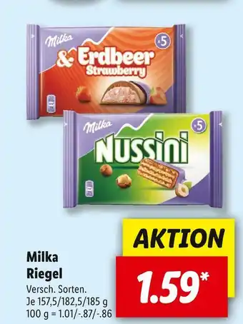 Lidl Milka riegel Angebot