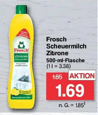 Famila Nord West Frosch Scheuermilch Zitrone 500-ml Angebot