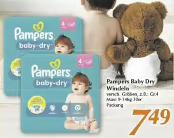 inkoop Pampers Baby Dry Windeln 30er Packung Angebot