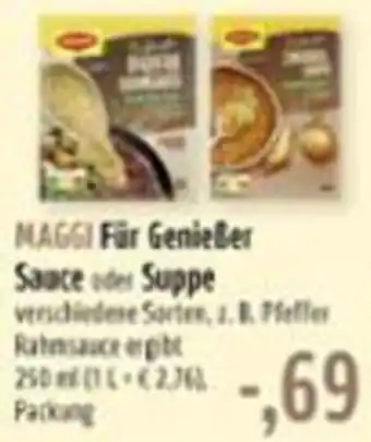 BUNGERT Maggi Für Genießer Sauce oder Suppe Angebot