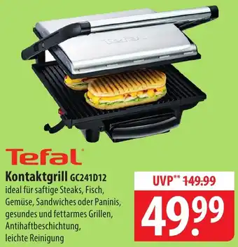 Famila Nord Ost Tefal Kontaktgrill GC241D12 Angebot