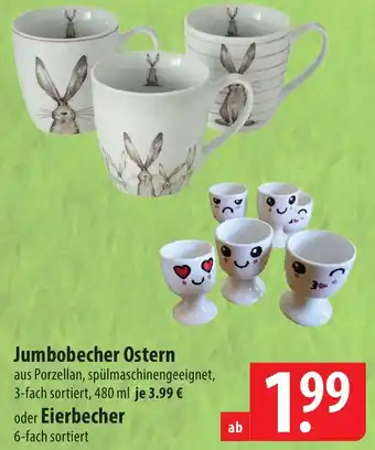 Famila Nord Ost Jumbobecher Ostern oder Eierbecher Angebot