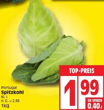 Edeka Portugal Spitzkohl 1 kg Angebot