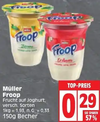 Edeka Müller Froop 150g Becher Angebot