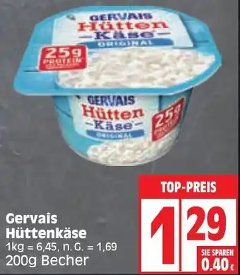 Edeka Gervais Hüttenkäse 200 g Becher Angebot