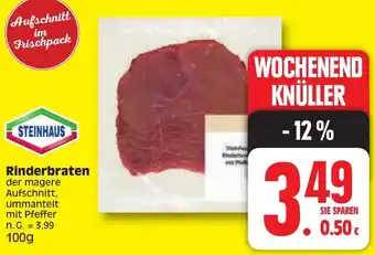 Edeka STEINHAUS Rinderbraten 100 g Angebot