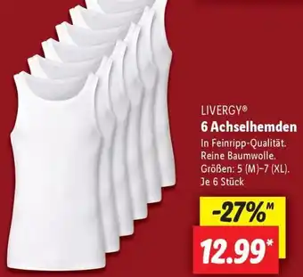 Lidl LIVERGY 6 Achselhemden Angebot