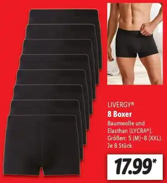 Lidl LIVERGY 8 Boxer Angebot