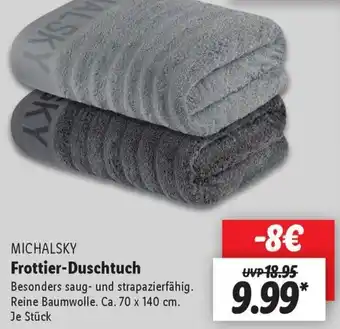 Lidl MICHALSKY Frottier-Duschtuch Angebot