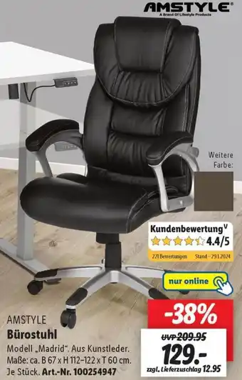 Lidl AMSTYLE Bürostuhl Angebot