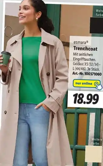 Lidl esmara Trenchcoat Angebot