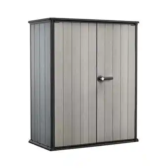 ManoMano Keter High Store+ Aufbewahrungsschrank - 139,5x77x170cm - Grau Angebot