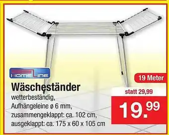 Zimmermann Homeline Wäscheständer wetterbeständig Angebot