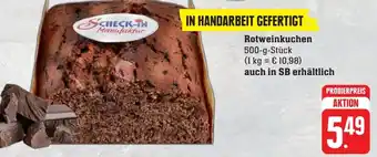 Scheck-in-Center SCHECK-IN Rotweinkuchen 500 g Stück Angebot