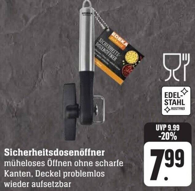 EDEKA zuhause Sicherheitsdosenöffner Angebot bei Scheck-in-Center