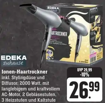 Scheck-in-Center EDEKA zuhause Ionen-Haartrockner Angebot