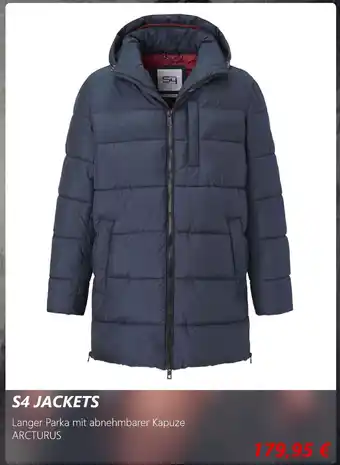 Galeria S4 JACKETS Langer Parka mit abnehmbarer Kapuze ARCTURUS Angebot