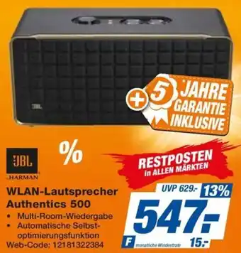 expert Octomedia JBL WLAN-Lautsprecher Authentics 500 Angebot