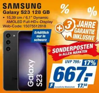 expert Octomedia SAMSUNG Galaxy S23 128 GB Angebot