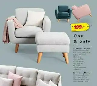 Höffner One & only sessel oder hocker Angebot