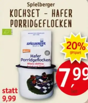 Erdkorn Biomarkt Spielberger KOCHSET - HAFER PORRIDGEFLOCKEN Angebot