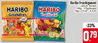 Edeka Haribo Fruchtgummi 150-175 g Beutel Angebot