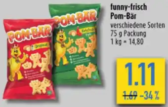 diska funny-frisch Pom-Bär 75 g Packung Angebot