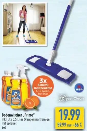 diska Clever Clean Bodenwischer ,,Prime" Angebot