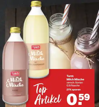 Handelshof Turm Milch Mische 0,5 L Flasche Angebot